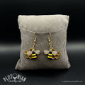 Apiary – Bee and Honeycomb Earrings