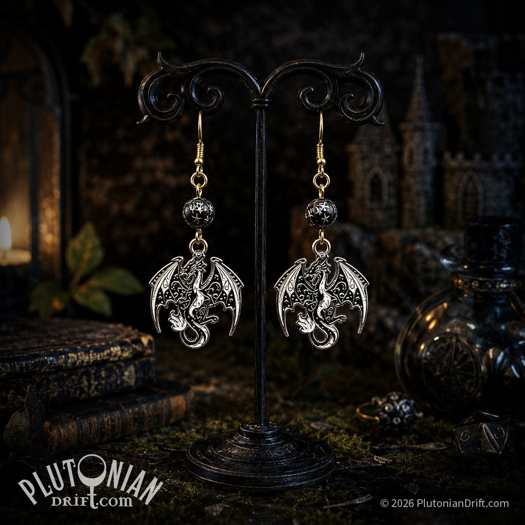 Constellation's Flight – Dragon Earrings