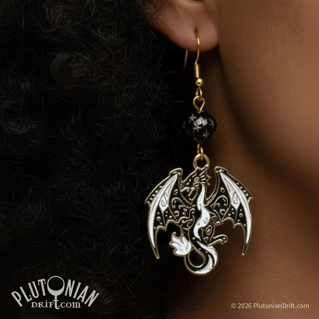 Constellation's Flight – Dragon Earrings